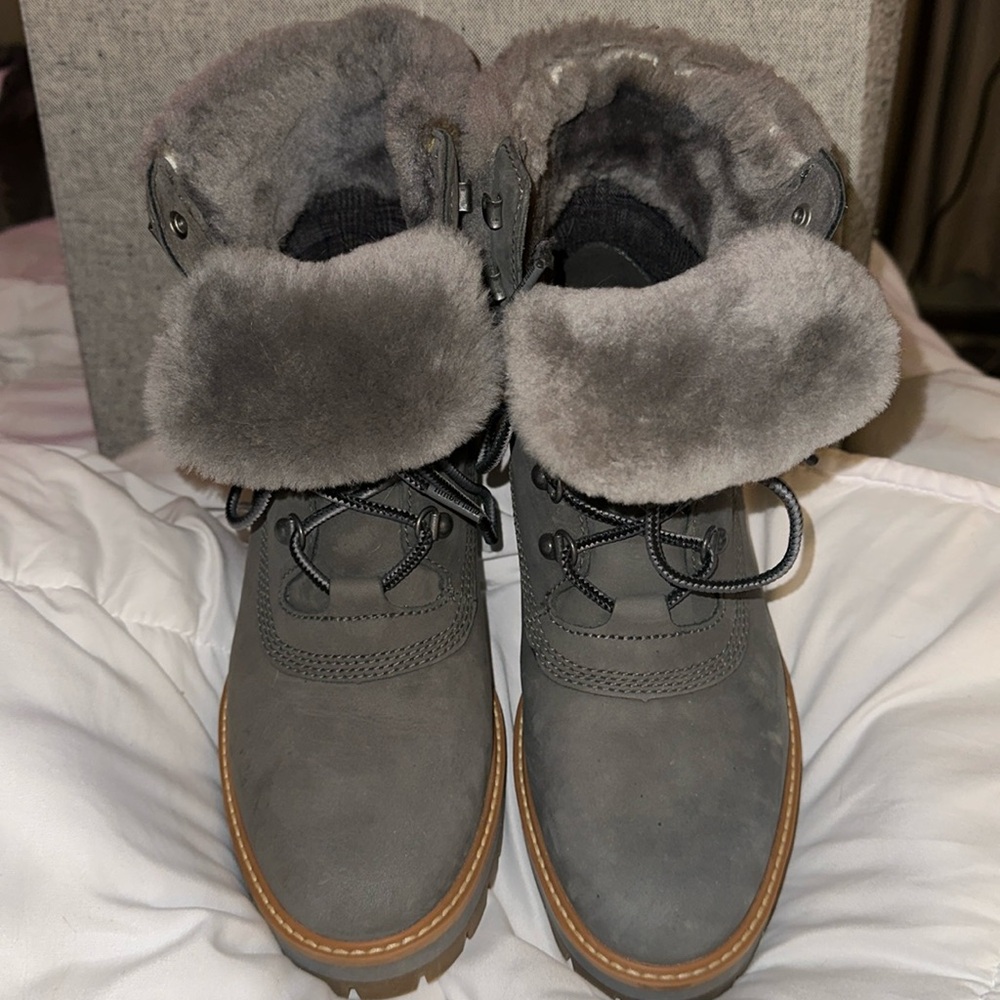 Gently worn Timberlands